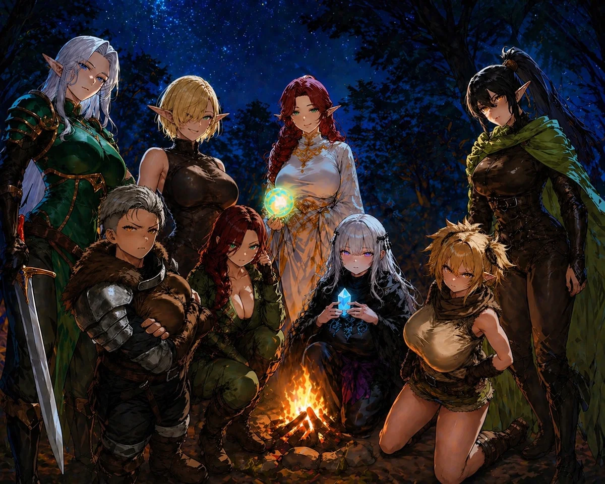 I’m the Last Human Alive, and Now an All-Female Elf Squad and All-Female Dwarf Squad Is Fighting Over Me