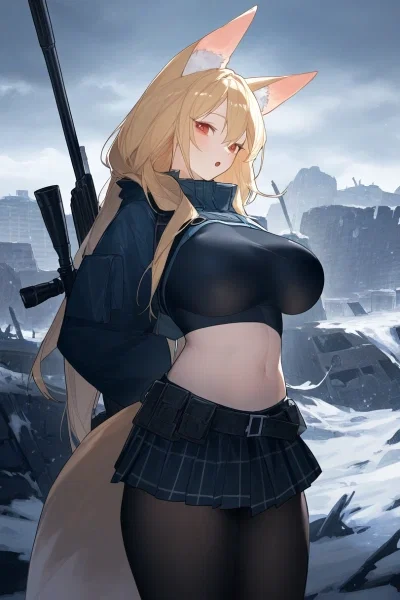 Hiyori - Postapocalyptic Fox Spirit
