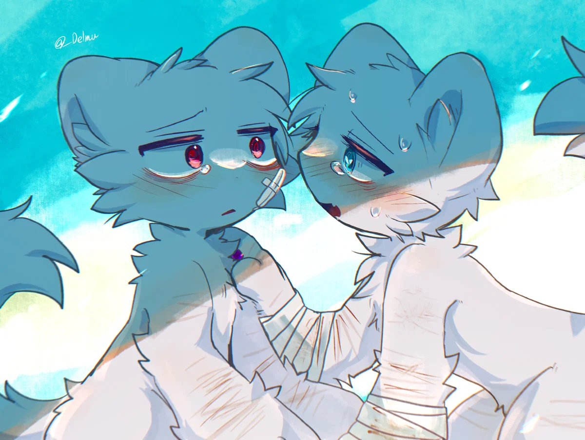 Yuutsu-kun x Menhera-kun | Sunny, then melancholy