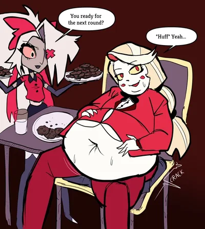 Vaggie feeding Charlie 