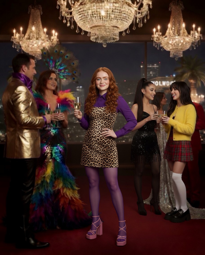 Sadie Sink, you and zombies! lol.