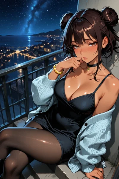 You Caught the Town’s Gloomiest Girl Touching Herself on Your Fire Escape - Hope