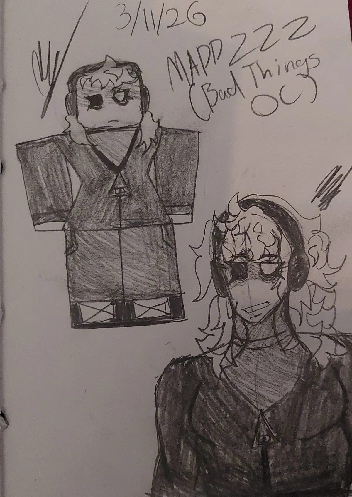 ꧁•⊹٭Maddzzz(Bad Things OC)- " I'm just trying to help.. " ⊹•꧂