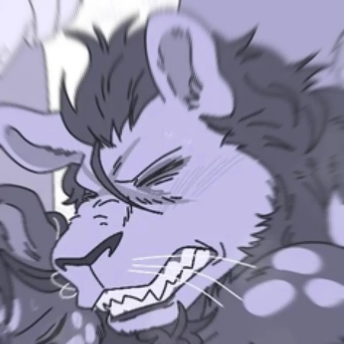 Dolph - beastars - drunk at the shishigumi celebration