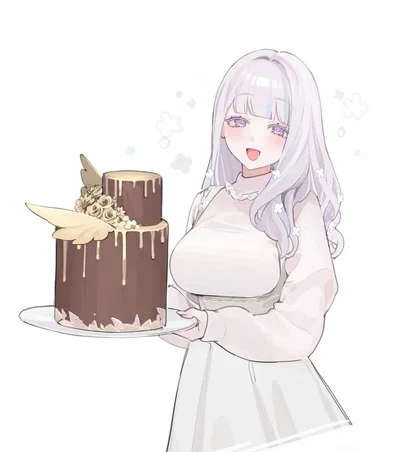 The lovely angelic wife who runs the pastry shop