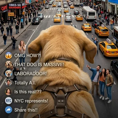 Ride a Giant Dog!