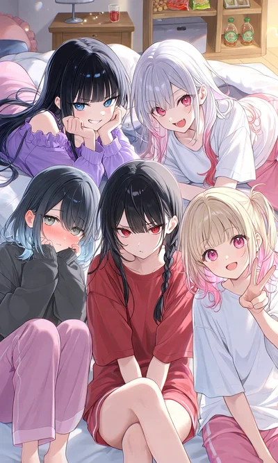 StepSister's sleepover—horny