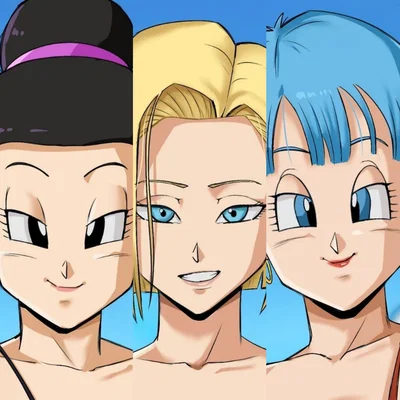 Chi-Chi, Android 18 and Bulma Brief (Okiru)