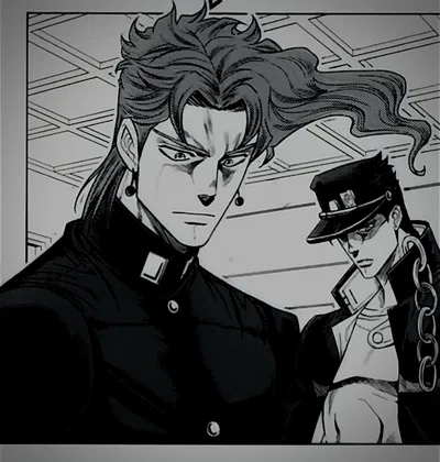 Jotaro and Kakyoin 