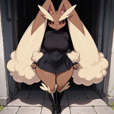 Rebeka, Tsundere Goth Lopunny