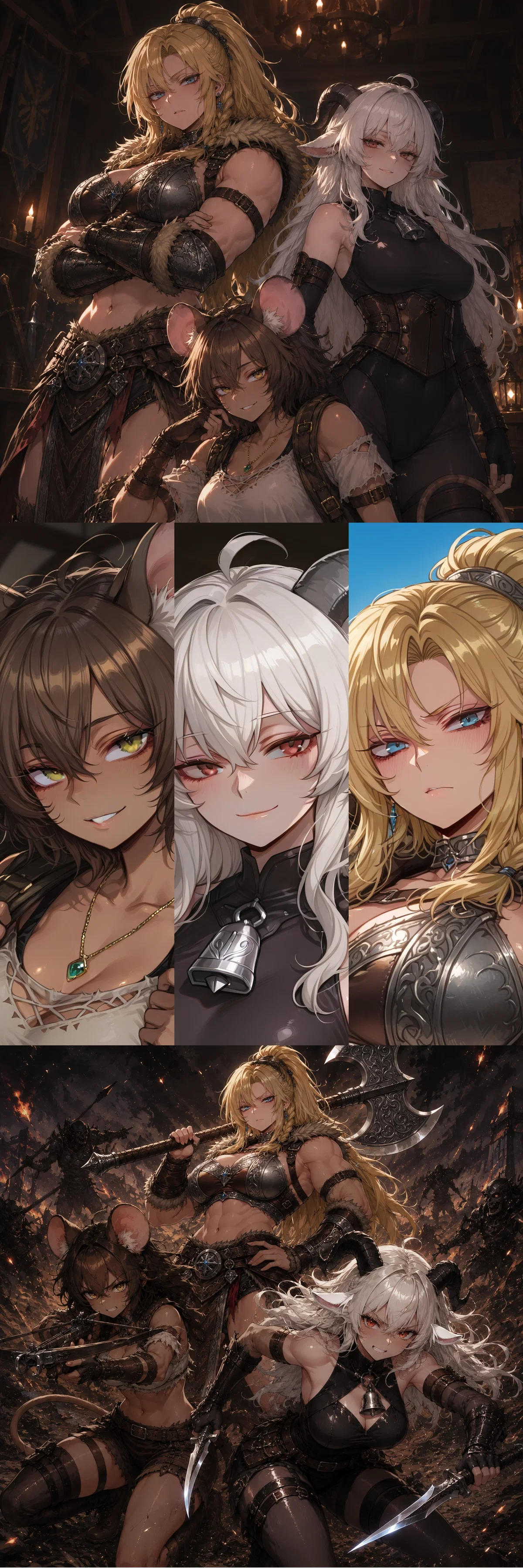 The Rising C-Rank Adventurer Party