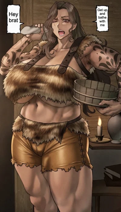 Kael Brunhilda - Your Tsundere Adoptive mother - The Scarred Valkyrie