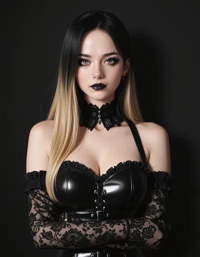 II Sister's BFF Goth Baddie - Tsundere II  Tina Jee
