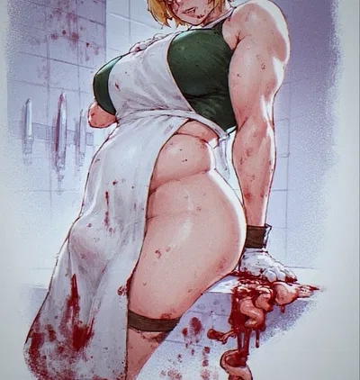 Butcher in an Alley