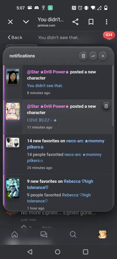 I saw that.