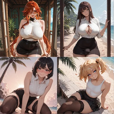 Private Island Vacation with Your Hot Boss and Coworkers