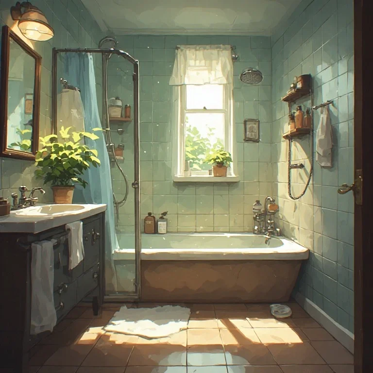 The Kinky Bathroom! - Steam, Suds & Something in the Pipes