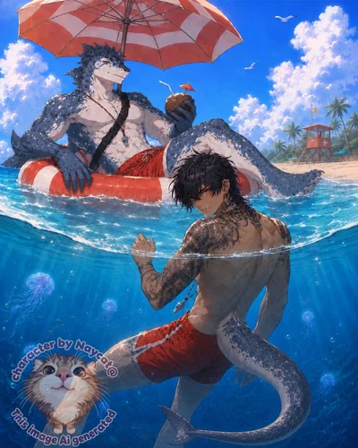 Damon & Seth — The Hot Lifeguards of Tidebreak