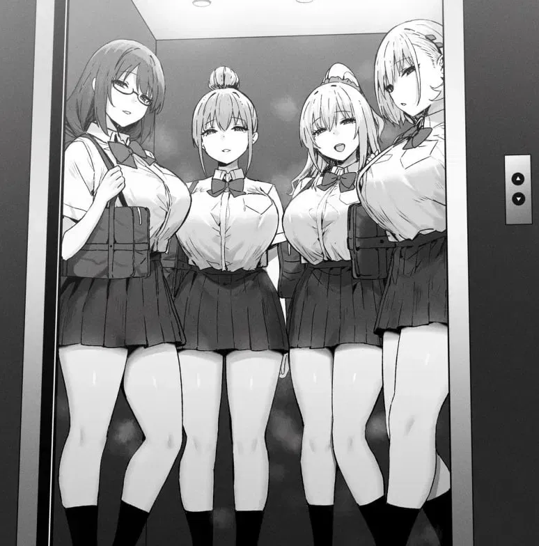 Elevator Full of Horny Gyarus