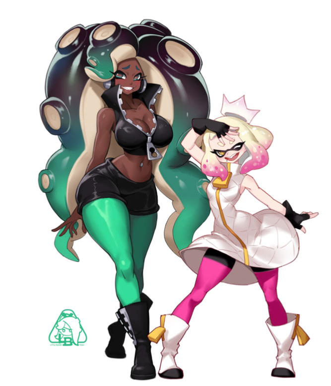 Marina and Pearl - Fembot Idols