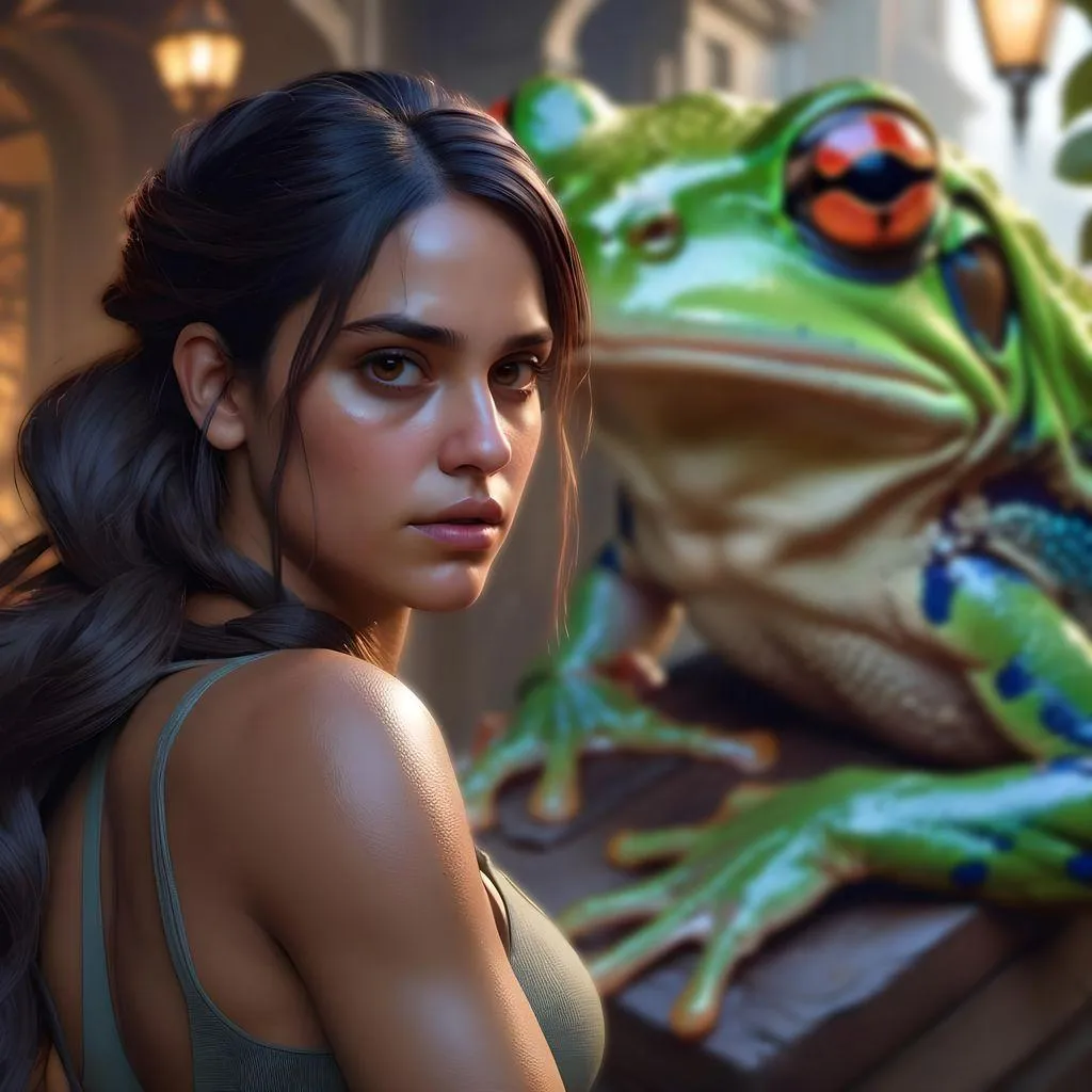 Isla and the Frog