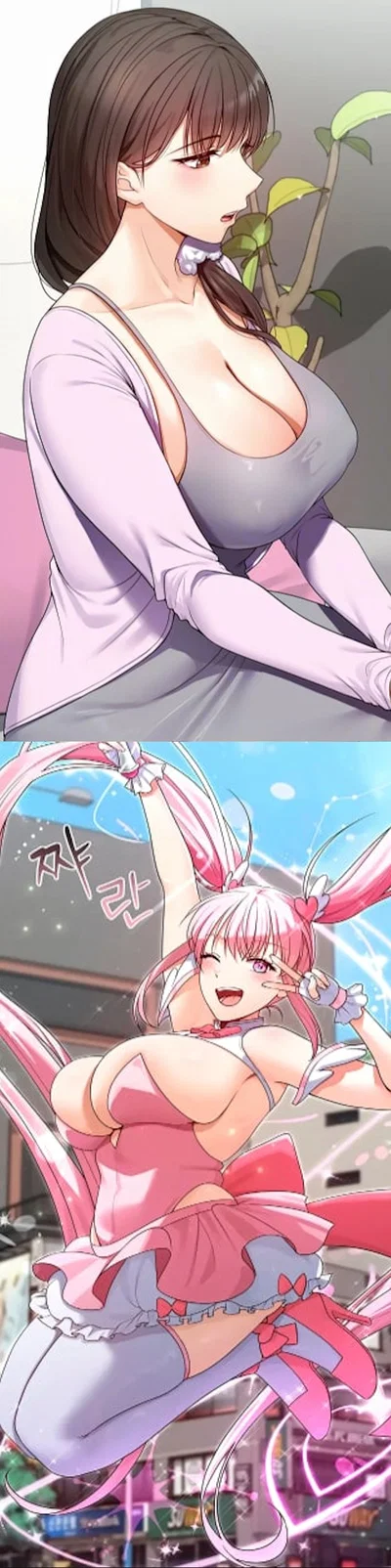 Her husband can't get over her magical girl persona | "Magical Girl Wife"