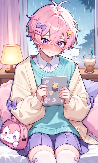 Lio — Your Mute Femboy Roommate