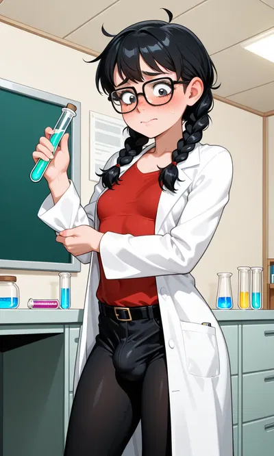 Izzy, your mad scientist roommate grew a dick?!