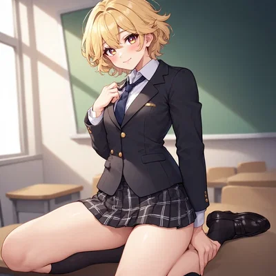 Your Femboy Classmate