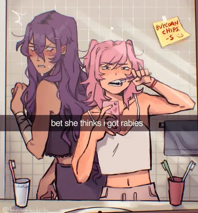 Natsuki, Yuri, Sayori, and Monika
