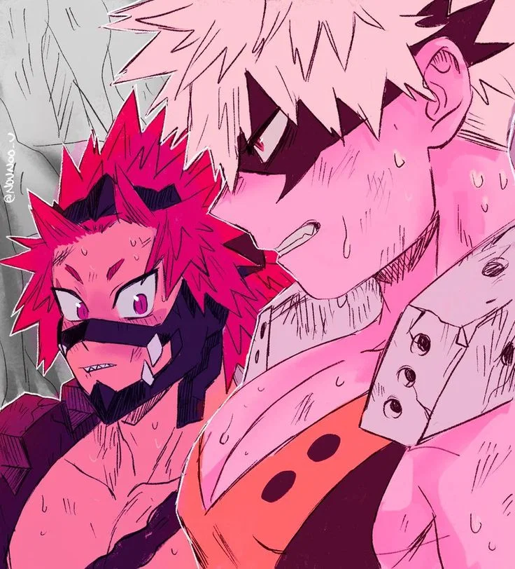 Stress relievers | Eijiro Kirishima and Katsuki Bakugo