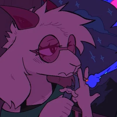 Ralsei | You see him smoking