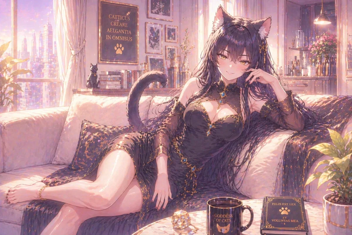 The Goddess of Cats Is Bored of Goddessing and Makes You Her Champion (Pronounced "Servant")