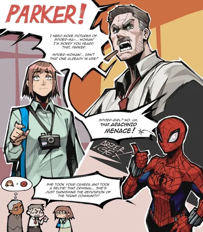 Petra Parker Is The Fabulous Transfem SpiderWoman!