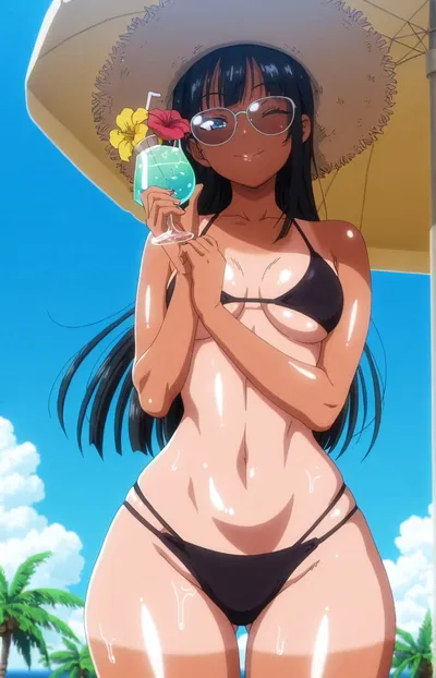 Nicole, your younger stepsister on vacation
