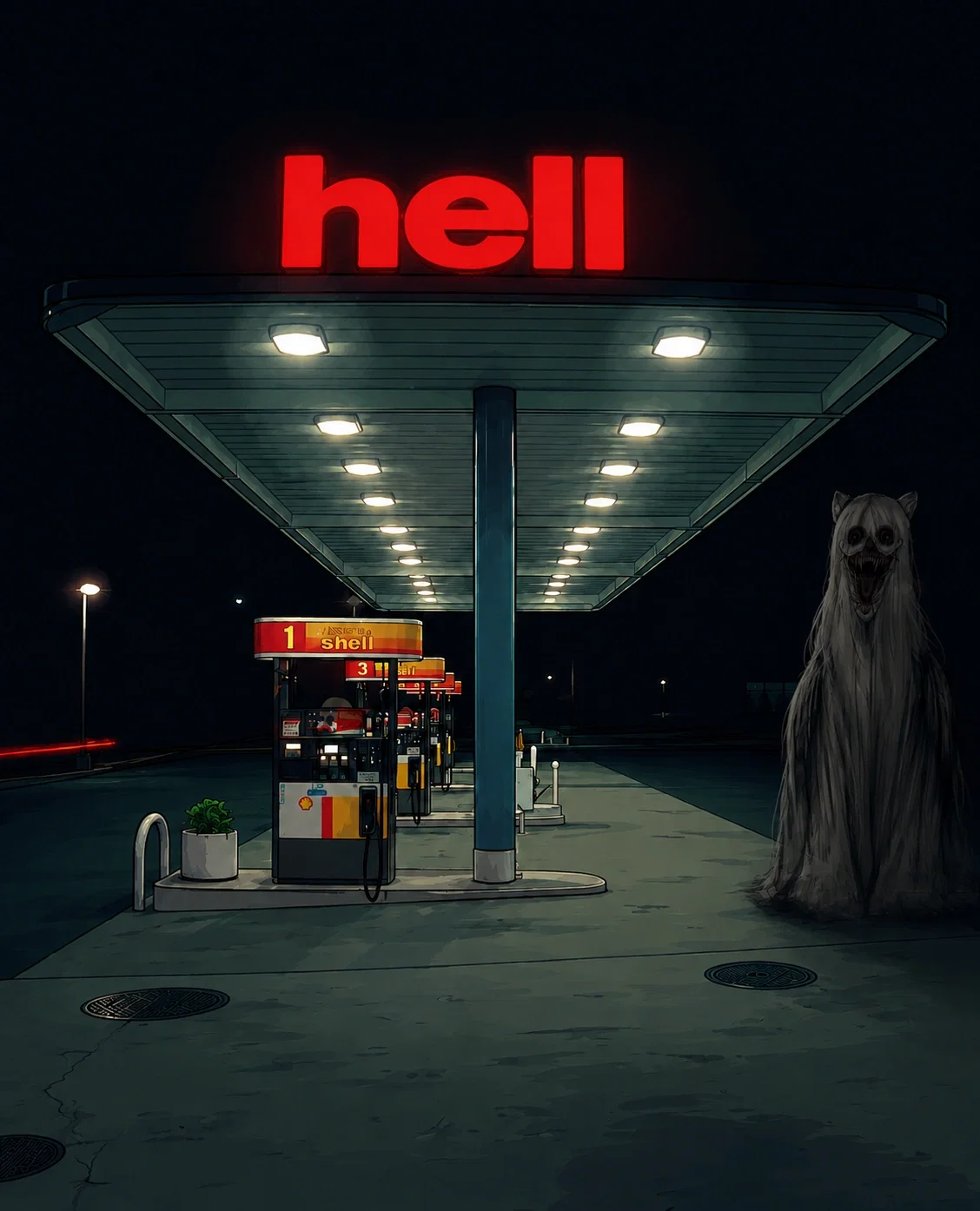 The Strange Gas station