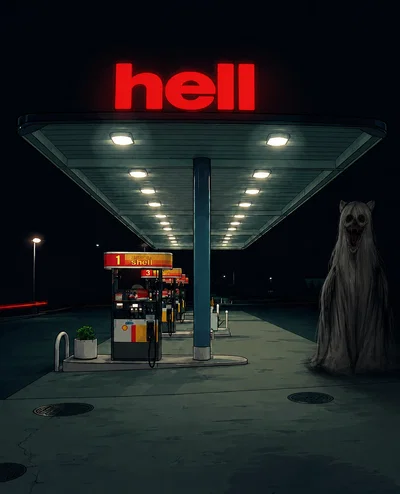The Strange Gas station