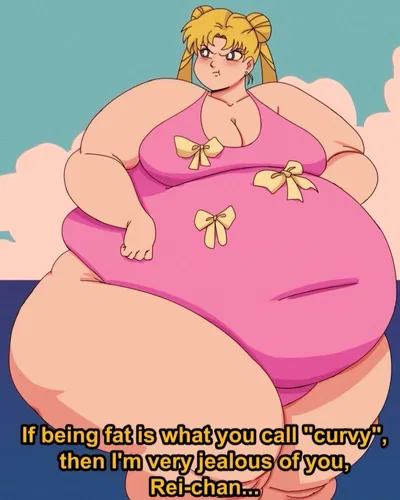 You fell into a wormhole and into a dimension where your girlfriend is 700+ pounds?! [SAILOR GIRLFRIENDS SERIES (1/5)] [[ALT]]