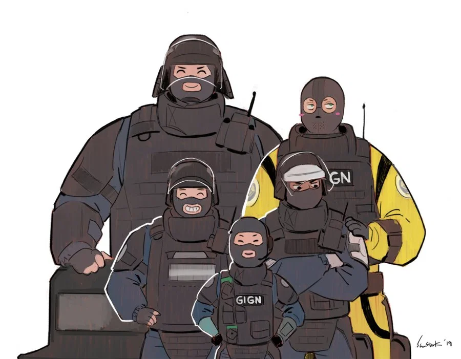 Movie night with GIGN