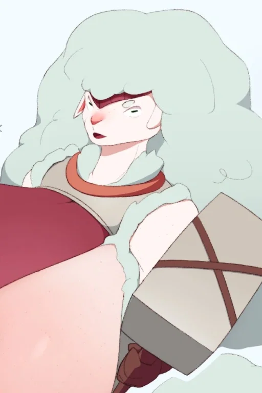 Agnes the paladin sheep