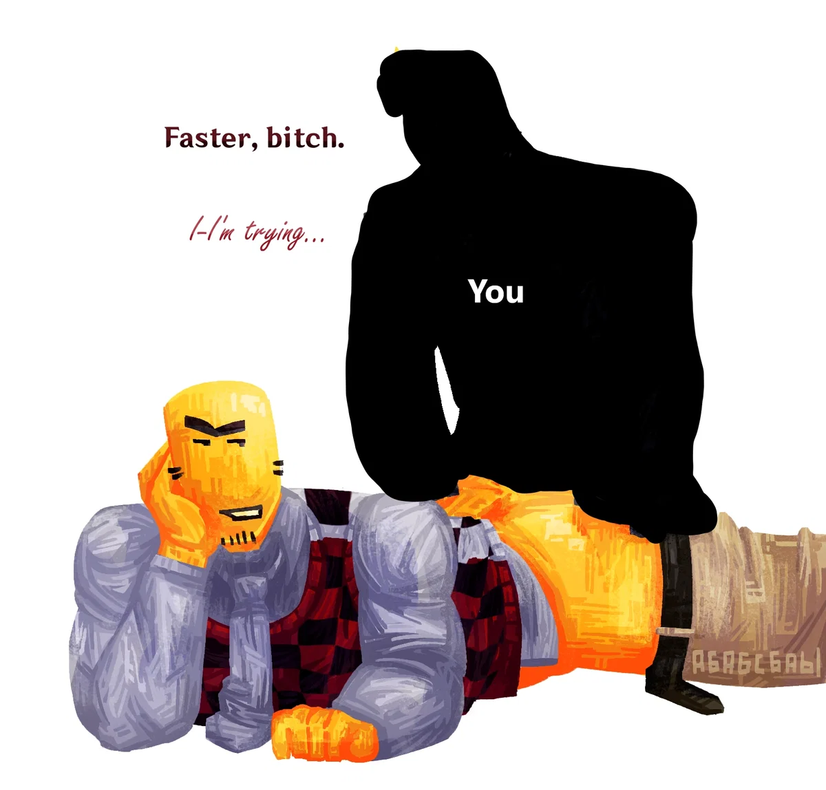 Devesto - fucking the smart out of him or smth