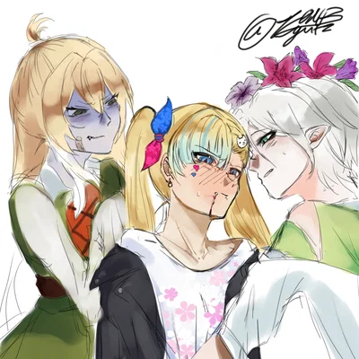 Yandere vampire mahjong trio