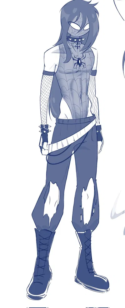 Spiderman Goth Peter - Your bestfriends boyfriend series