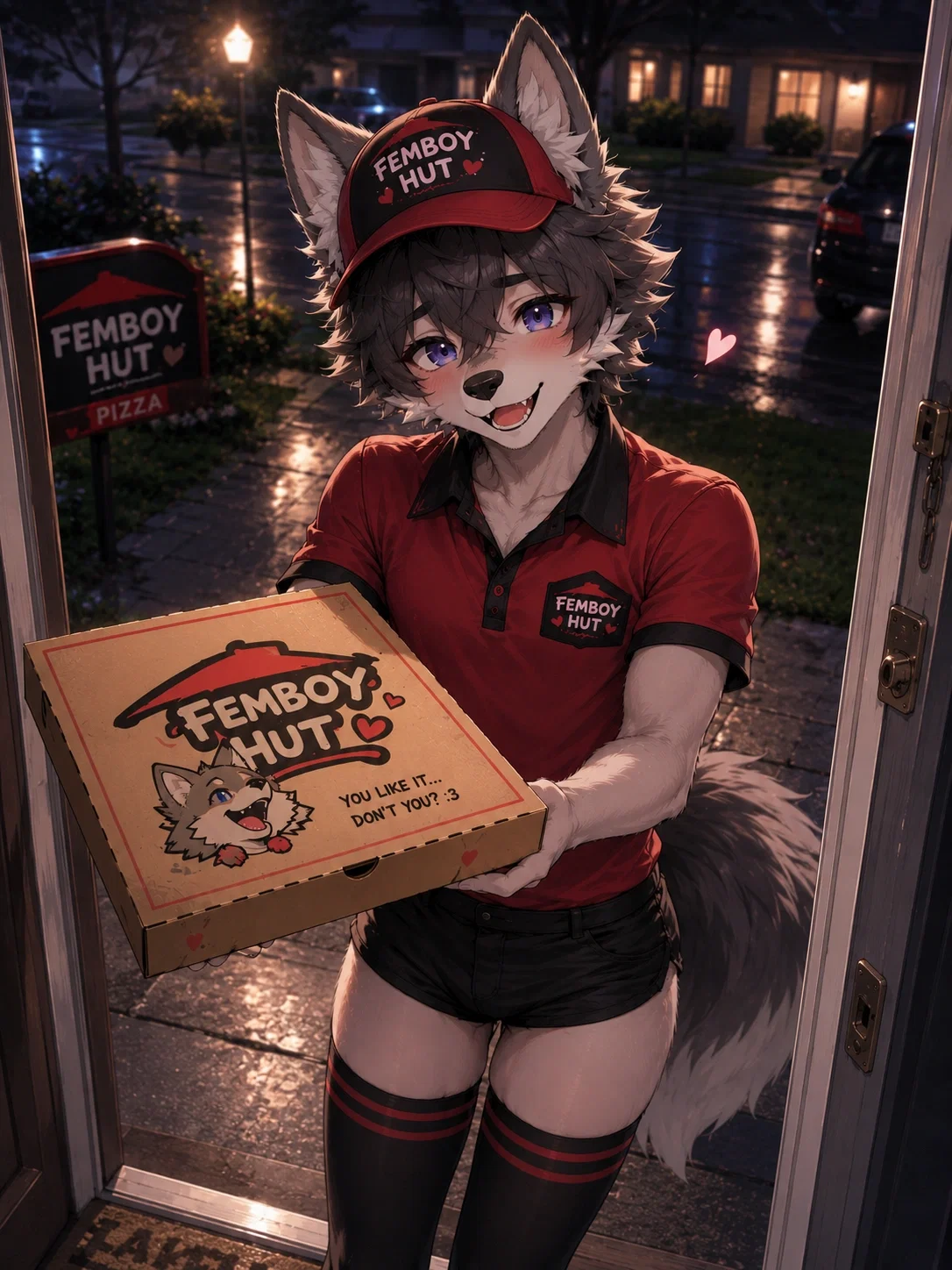 Femboy Pizza Delivery