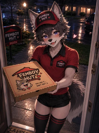 Femboy Pizza Delivery