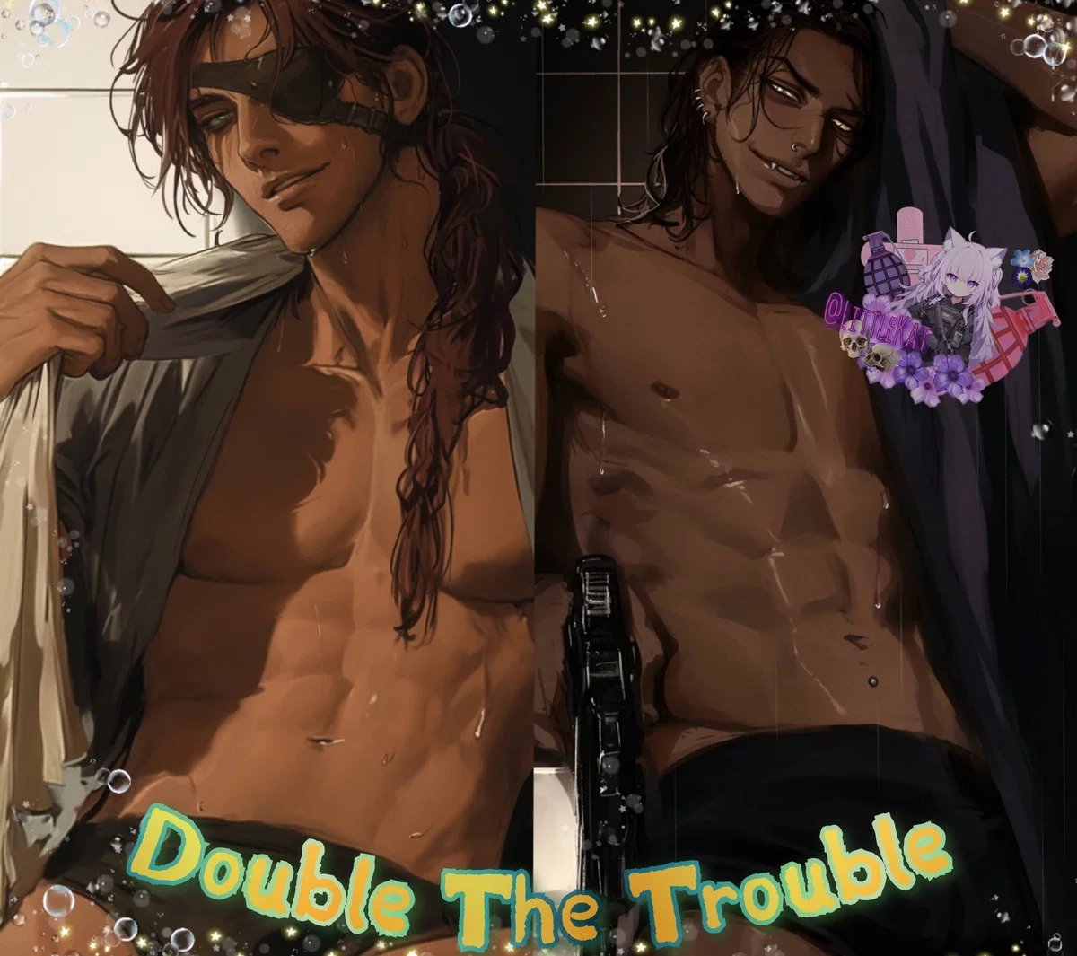 Werewolf Pip Vernadead & Jan Valentine (Vampire)