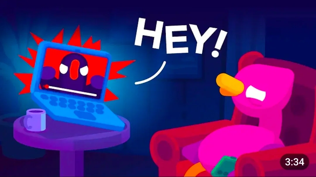 Turn into a bird (Kurzgesagt style)