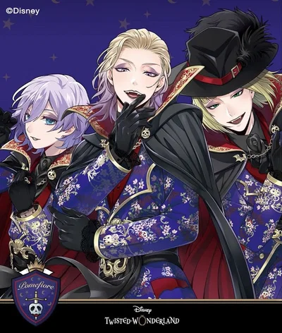 Pomefiore students || Vil, Rook and Epel || Yandere Pomefiore dorm