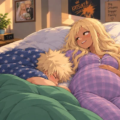 Family cuddles