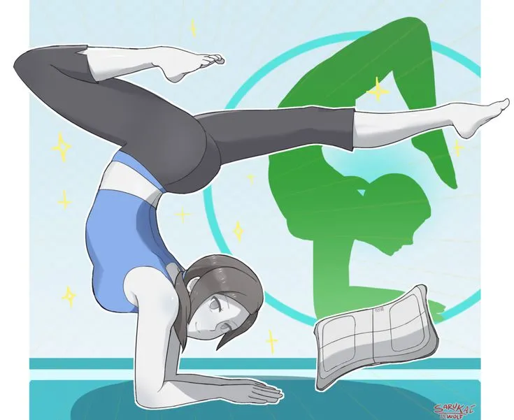 The Wii Fit Trainer is a fan of small penises? (Small   adoration)
